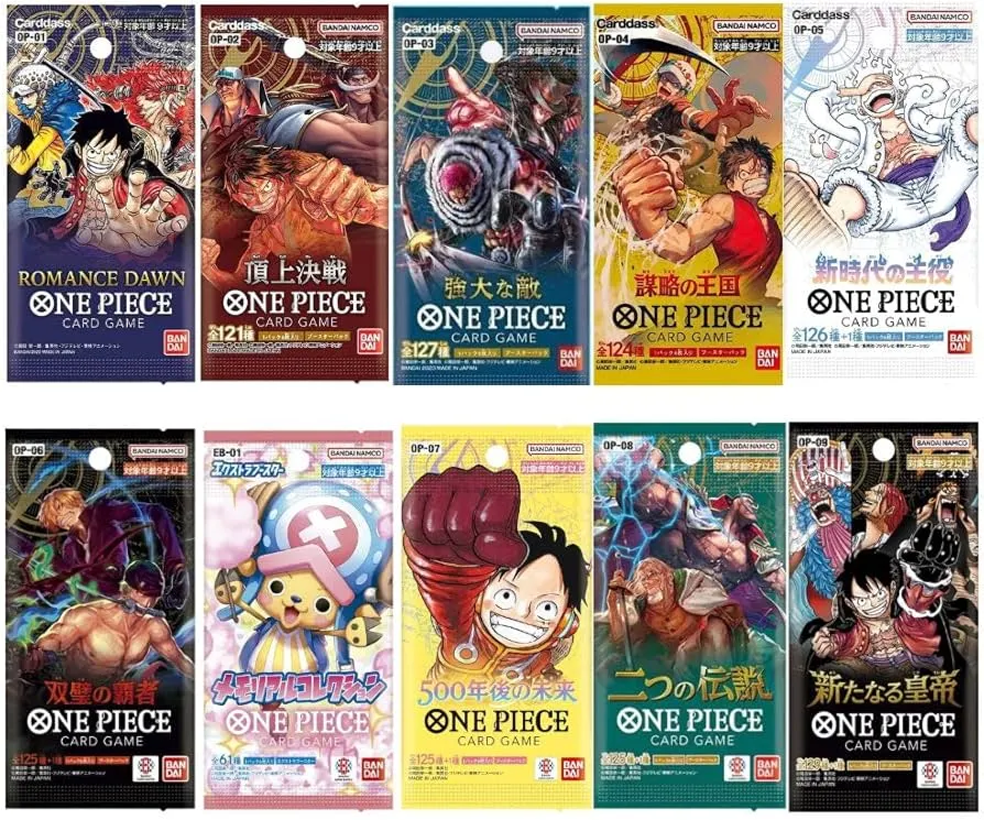 One Piece TCG Sets in Order